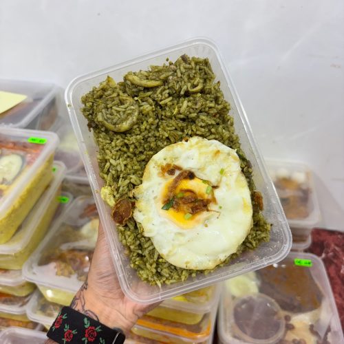 Nasi Goreng Sotong Hitam