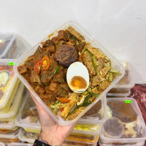 Nasi Hati Ayam Kicap