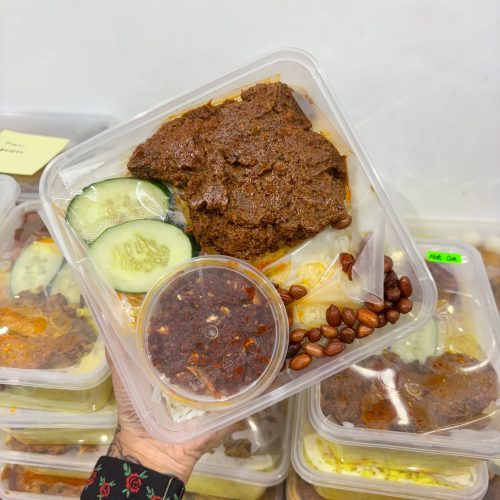 Nasi Lemak Daging Rendang