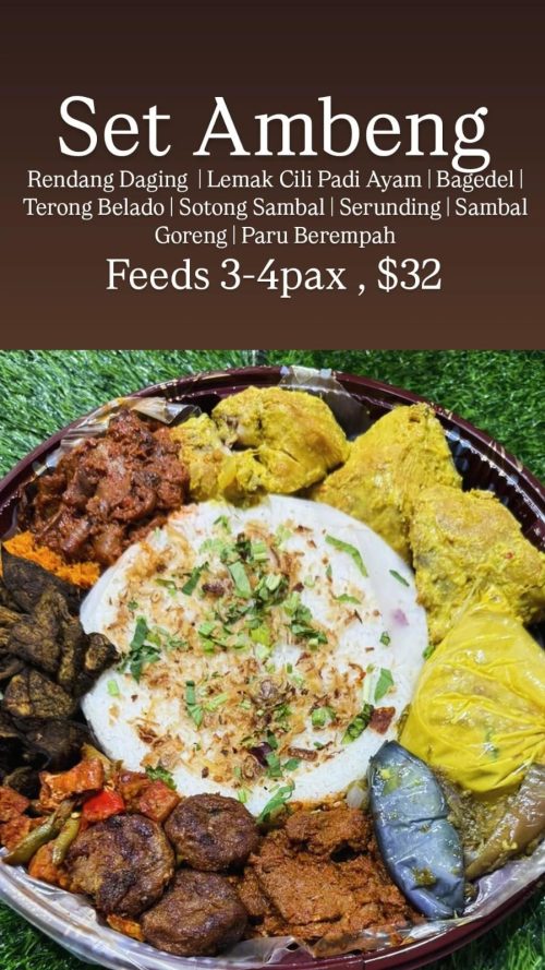 Set Nasi Ambeng (Serves 3-4pax)