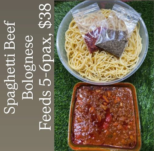 Spaghetti Beef Bolognese (Serves 5-6pax)
