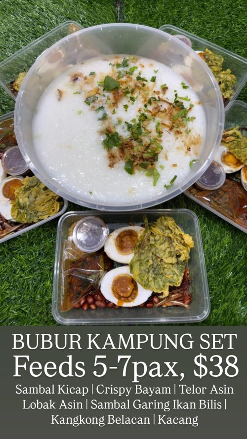 Bubur Kampung Set (Serves 5-7pax)