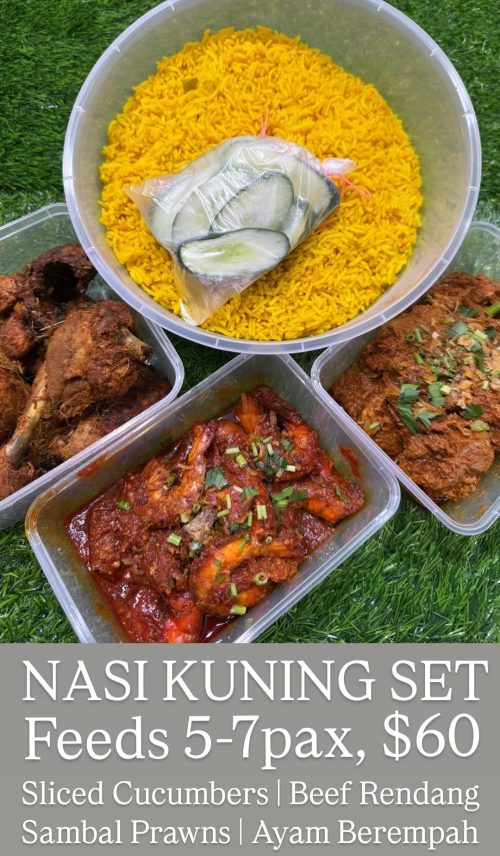 Nasi Kuning Set (Serves 5-7pax)