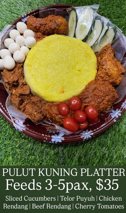 Pulut Kuning Platter (Serves 3-5pax)